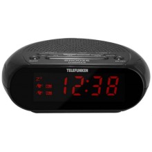 Часы с радио Telefunken TF-1706 Black/Red
