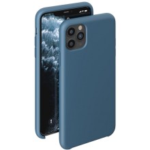 Чехол Deppa Liquid Silicone для iPhone 11 Pro Max, синий (87314)