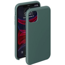 Чехол Deppa Liquid Silicone для iPhone 11 Pro Max, темно-зеленый (87480)