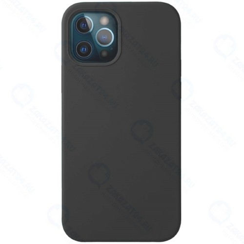 Чехол Deppa Liquid Silicone Pro для iPhone 12 Pro/12, черный (87788)