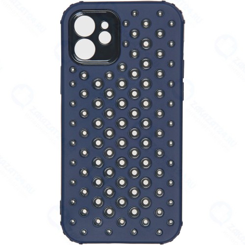 Чехол CARMEGA Dot2 для iPhone 12 Blue (CAR-SC-IP12DT2BL)