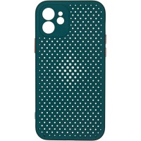 Чехол CARMEGA Dot для iPhone 12 Green (CAR-SC-IP12DTGN)