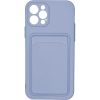 Чехол CARMEGA Card для iPhone 12 Pro Blue (CAR-SC-IP12PRCSBL)