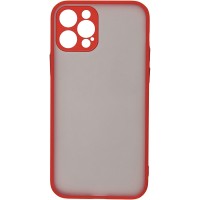 Чехол CARMEGA Frost для iPhone 12 Pro Red (CAR-SC-IP12PRFRRD)