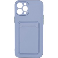 Чехол CARMEGA Card для iPhone 12 Pro Max Blue (CAR-SC-IP12PRMXCBL)