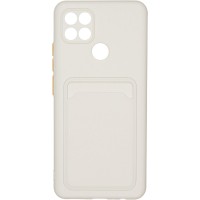 Чехол CARMEGA Card для Oppo A15 White (CAR-SC-OPA15CSWH)