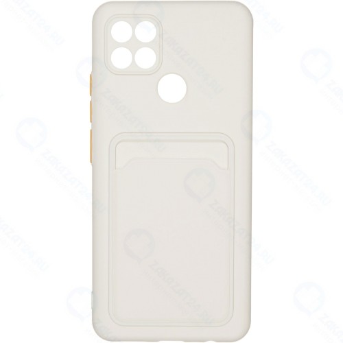 Чехол CARMEGA Card для Oppo A15 White (CAR-SC-OPA15CSWH)