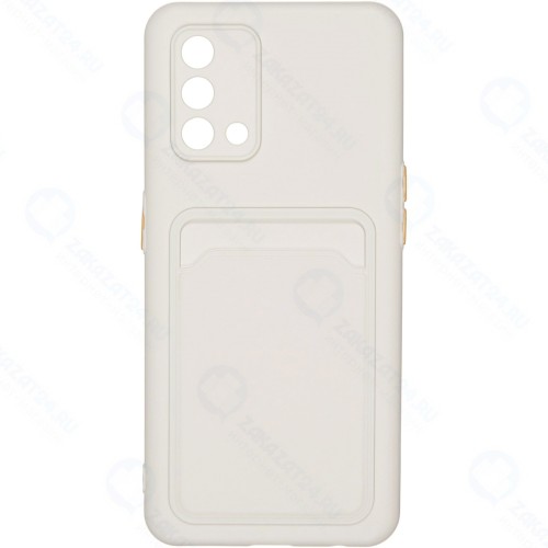 Чехол CARMEGA Card для Oppo A74 White (CAR-SC-OPA74CSWH)