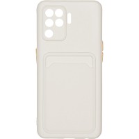 Чехол CARMEGA Card для Oppo Reno 5 Lite White (CAR-SC-OPRN5LTCSWH)