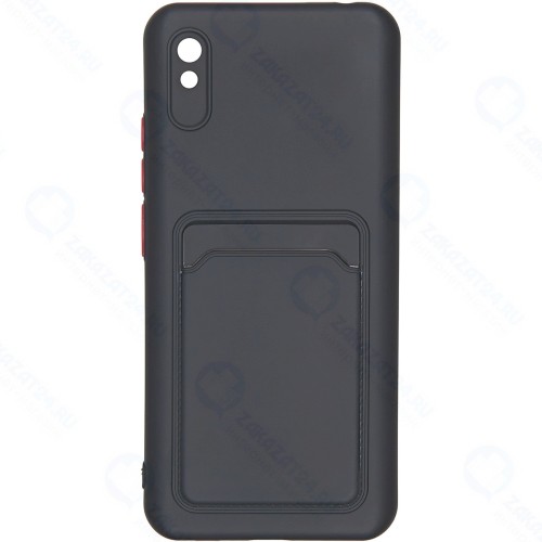Чехол CARMEGA Card для Redmi 9A Black (CAR-SC-RDM9ACSBK)