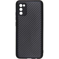 Чехол CARMEGA Carbon для Samsung Galaxy A02S Black (CAR-SC-SMGA02SCBBK)