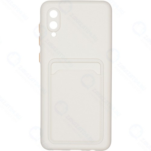 Чехол CARMEGA Card для Samsung Galaxy A02S White (CAR-SC-SMGLA02SCWH)