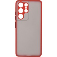 Чехол CARMEGA Frost для Samsung Galaxy S21 Ultra Red (CAR-SC-SMGLS21UFRD)