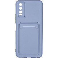Чехол CARMEGA Card для Vivo Y20 Blue (CAR-SC-VVY20CSBL)