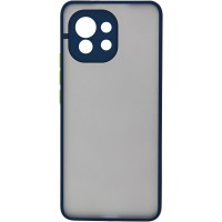 Чехол CARMEGA Frost для Xiaomi Mi 11 Blue (CAR-SC-XM11FRBL)