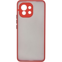 Чехол CARMEGA Frost для Xiaomi Mi 11 Red (CAR-SC-XM11FRRD)
