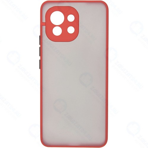 Чехол CARMEGA Frost для Xiaomi Mi 11 Red (CAR-SC-XM11FRRD)