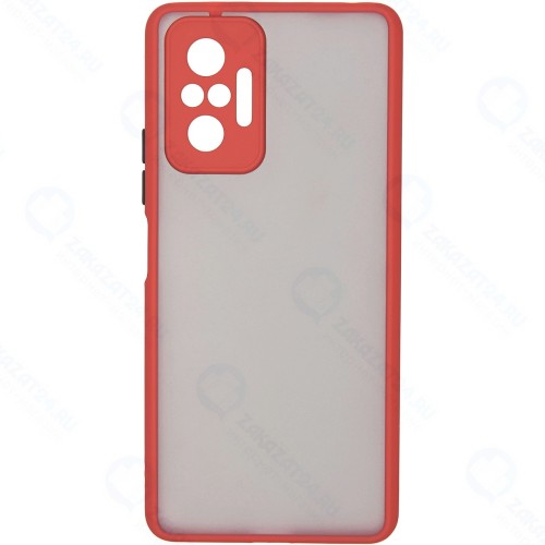 Чехол CARMEGA Frost для Redmi Note 10 Pro Red (CAR-SC-XMNT10PFRRD)