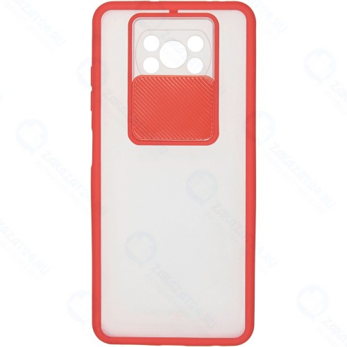 Чехол CARMEGA Camera для Poco X3 Red (CAR-SC-XMX3CMRD)
