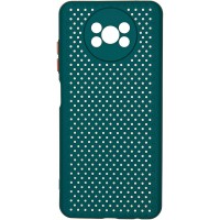 Чехол CARMEGA Dot для Xiaomi Poco X3 NFC Green (CAR-SC-XMX3DTGN)