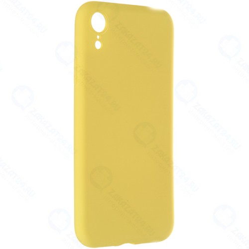Чехол PERO для Apple iPhone XR, жёлтый (CC01-IXRY)
