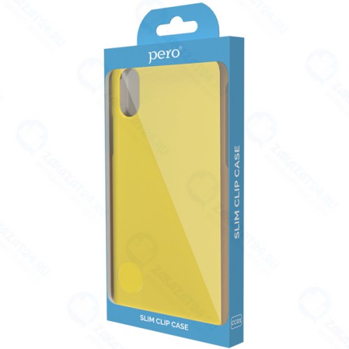 Чехол PERO для Realme C11, жёлтый (CC1C-0009-YW)