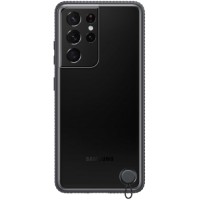 Чехол Samsung Clear Protective Cover для S21 Ultra, черная рамка (EF-GG998CBEGRU)