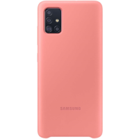 Чехол Samsung Silicone Cover для Samsung Galaxy A51 Pink (EF-PA515TPEGRU)