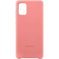 Чехол Samsung Silicone Cover для A71 Pink (EF-PA715TPEGRU)