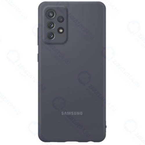 Чехол Samsung Silicone Cover для Galaxy A72 Black (EF-PA725)