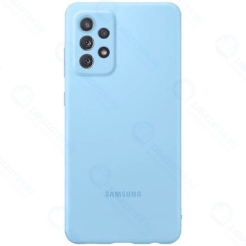 Чехол Samsung Silicone Cover для Galaxy A72 Blue (EF-PA725)