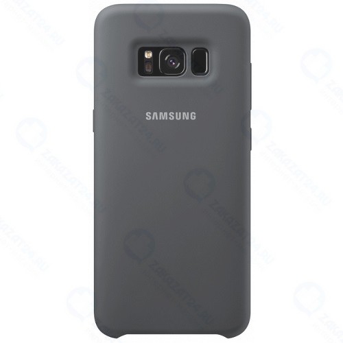 Чехол Samsung Silicone Cover для Galaxy S8+ Dark Grey (EF-PG955TSEGRU)