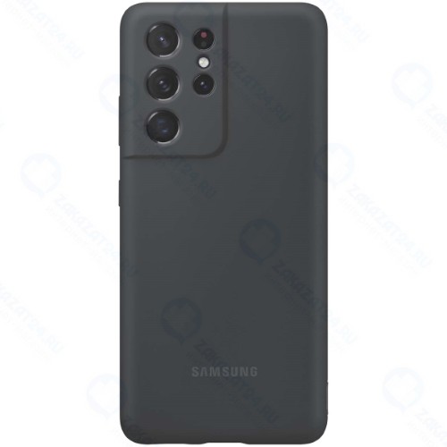 Чехол Samsung Silicone Cover для S21 Ultra Black (EF-PG998TBEGRU)