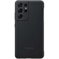 Чехол Samsung Silicone Cover + S Pen для  S21 Ultra Black (EF-PG99PTBEGRU)