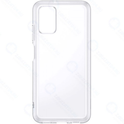 Чехол Samsung Soft Clear Cover для Samsung Galaxy A03s, прозрачный (EF-QA037TTEGRU)