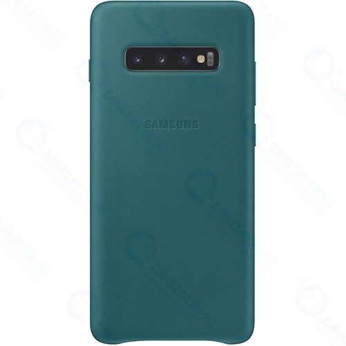 Чехол Samsung Leather Cover для Galaxy S10+ Green (EF-VG975LGEGRU)