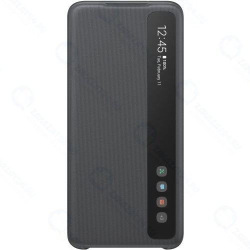Чехол Samsung Smart Clear View Cover X1 для Galaxy S20 Black (EF-ZG980CBEGRU)