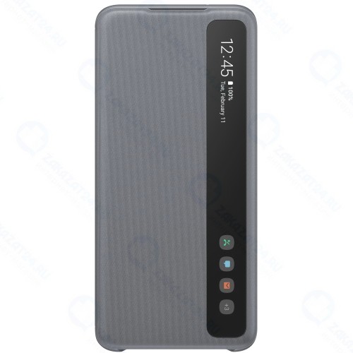 Чехол Samsung Smart Clear View Cover X1 для Galaxy S20 Grey (EF-ZG980CJEGRU)
