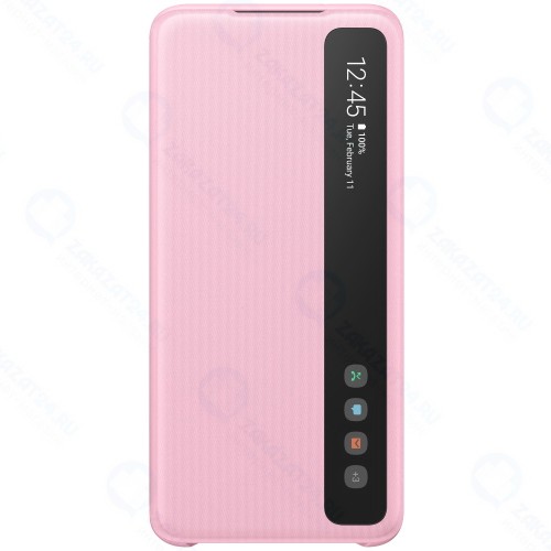 Чехол Samsung Smart Clear View Cover X1 для Galaxy S20 Pink (EF-ZG980CPEGRU)