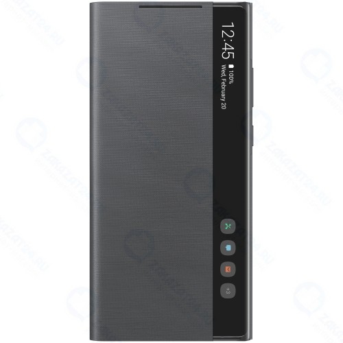 Чехол Samsung Smart Clear View Cover для Galaxy Note 20, черный (EF-ZN980CBEGRU)