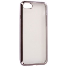Чехол EVA для iPhone 7/8, прозрачный/черный (IP8A010B-7)