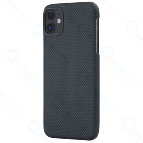 Чехол PITAKA для iPhone 11, черный/серый (KI1102R)