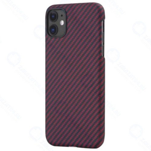 Чехол PITAKA для iPhone 11, красный/черный (KI1103R)