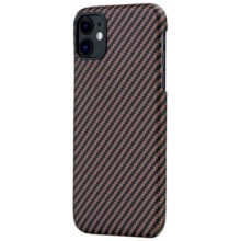 Чехол PITAKA для iPhone 11, коричневый/черный (KI1106R) Чехол PITAKA для iPhone 11, коричневый/черный (KI1106R)