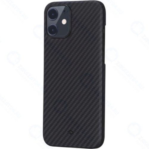 Чехол PITAKA для iPhone 12, черный/серый (KI1201M)