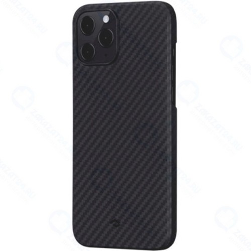 Чехол Pitaka MagEZ Case для iPhone 12 Pro, черно-серый , кевлар (арамид)