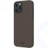 Чехол Pitaka MagEZ Case для iPhone 12 Pro, черно-коричневый, кевлар (арамид)