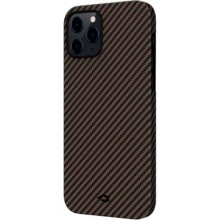 Чехол PITAKA для iPhone 12 Pro Max, коричневый/черный (KI1206PM)