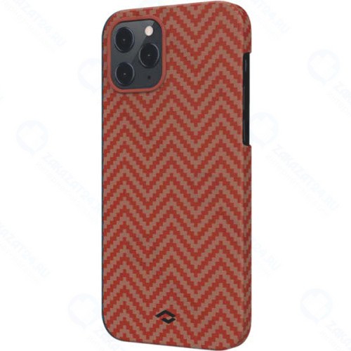 Чехол PITAKA для iPhone 12 Pro/12, красный/оранжевый (KI1207P)