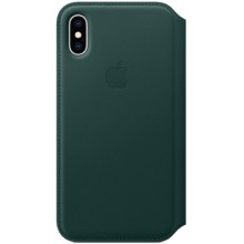 Чехол Apple Leather Folio для iPhone XS Max Forest Green